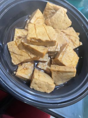 Braised tofu   at Tofubox in Brooklyn