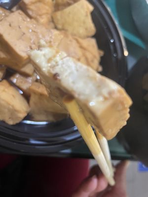 Braised tofu   at Tofubox in Brooklyn