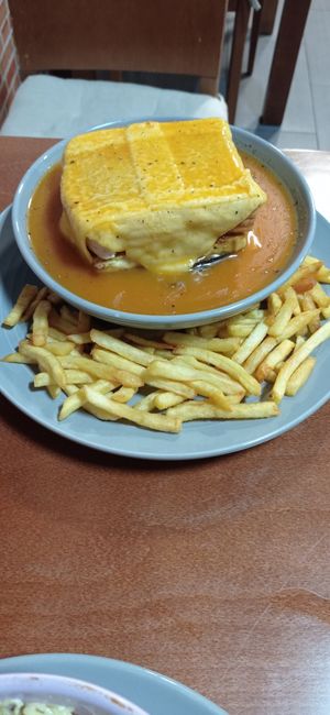 Francesinha at Prema in Viseu