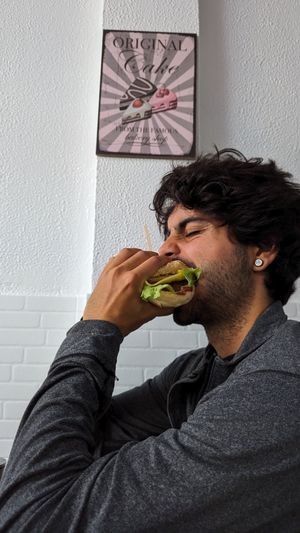 Best beyond burger ever at Prema in Viseu