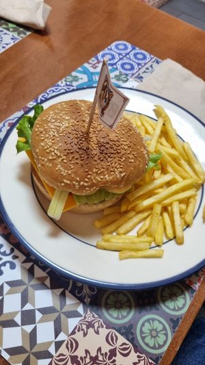 Hambúrguer at Prema in Viseu