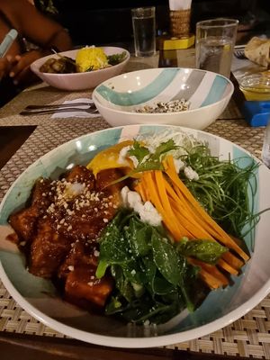 Buddha bowl at Chido Cafe in Tagbilaran