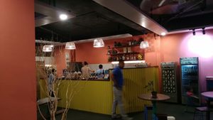 The kitchen at Chido Cafe in Tagbilaran