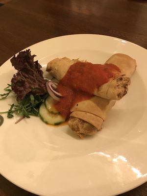 Strudel di tofu e verdure  at Forst Bräustüberl in Lagundo