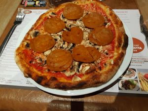 Pizza Etna at La Carretta in Hotton