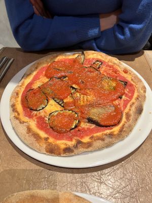 Parmigiana vegan  at La Carretta in Hotton