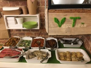 Breakfast buffet at VegaRoom in Lviv