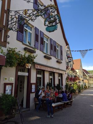 Outer view at Hirsch in Besigheim