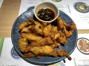 Vegan chilli squid  #Veganuary at Wagamama in Stevenage