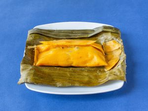 La Hallaca es un plato típico de la navidad venezolana, en La Qarmi hemos logrado una deliciosa versión vegana at La Qarmita in Granada