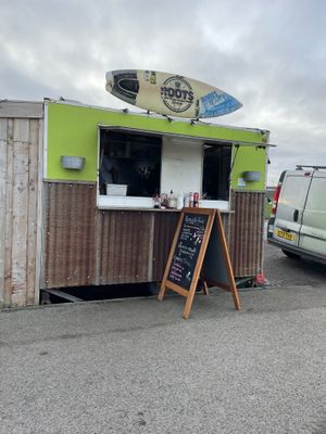 Food truck at the beach   at Roots in Aberdeen