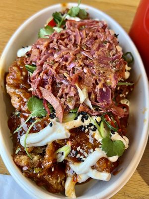 Loaded firecrackers chickaint  at Roots in Aberdeen