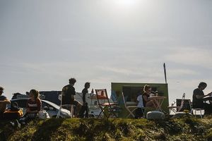 Roots at the beach at Roots in Aberdeen