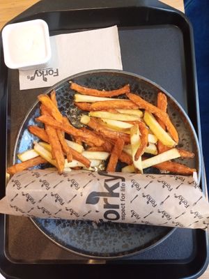 Menu Wrap at Forky's in Vienna