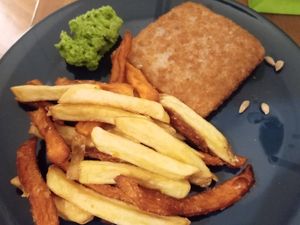 Fish and chips at Forky's in Vienna