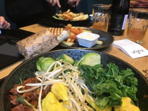 Superbowls winter quinoa at Forky's in Vienna