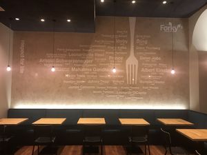 Wall at Forky's in Vienna