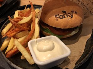 Forky’s burger  at Forky's in Vienna