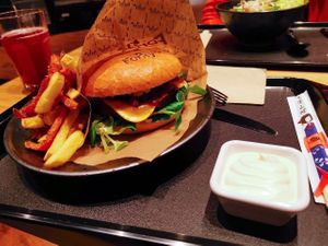 French Burger at Forky's in Vienna