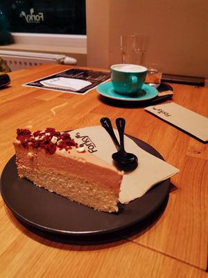 Cheesecake at Forky's in Vienna