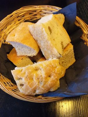 Foccacia - stale at Giannis in Scarborough