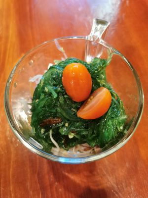 seaweed salad at Yukiya Sushi in Harrison Hot Springs