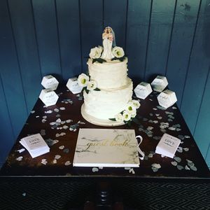  at The Iced Vegan Wedding Cake in Mundford