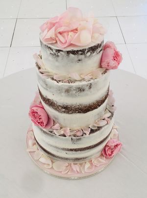  at The Iced Vegan Wedding Cake in Mundford