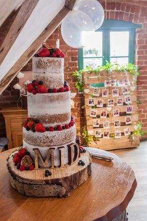  at The Iced Vegan Wedding Cake in Mundford