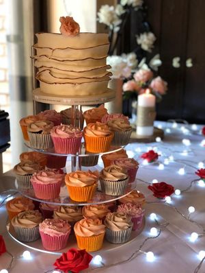  at The Iced Vegan Wedding Cake in Mundford