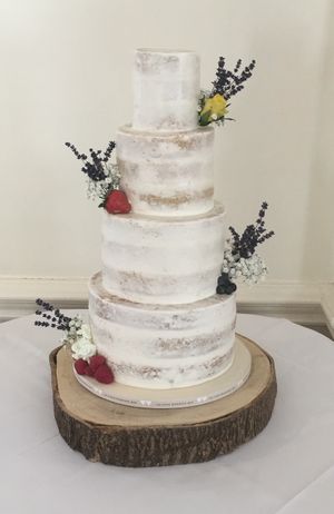  at The Iced Vegan Wedding Cake in Mundford
