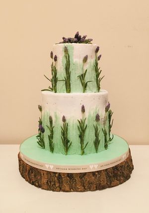  at The Iced Vegan Wedding Cake in Mundford