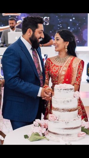  at The Iced Vegan Wedding Cake in Mundford