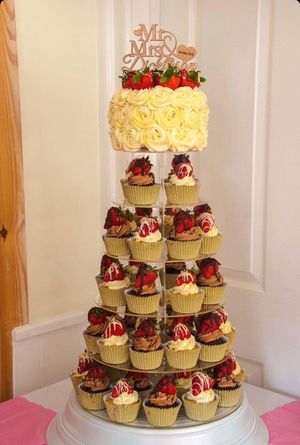  at The Iced Vegan Wedding Cake in Mundford