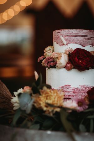  at The Iced Vegan Wedding Cake in Mundford