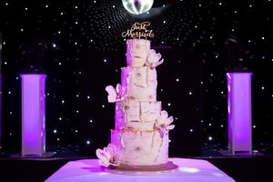  at The Iced Vegan Wedding Cake in Mundford
