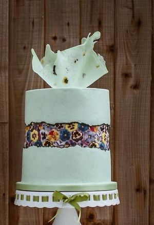  at The Iced Vegan Wedding Cake in Mundford