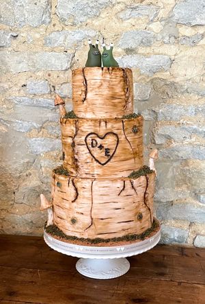  at The Iced Vegan Wedding Cake in Mundford