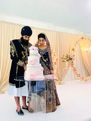  at The Iced Vegan Wedding Cake in Mundford