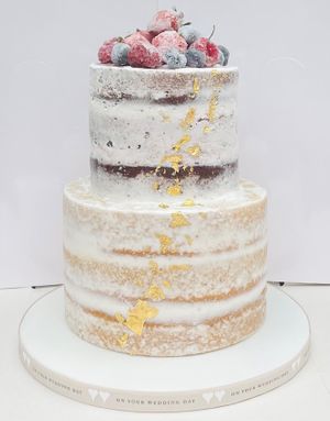  at The Iced Vegan Wedding Cake in Mundford