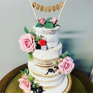  at The Iced Vegan Wedding Cake in Mundford