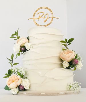  at The Iced Vegan Wedding Cake in Mundford