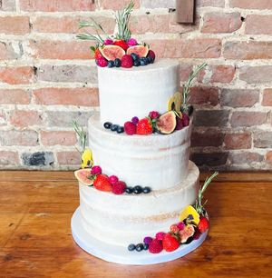  at The Iced Vegan Wedding Cake in Mundford