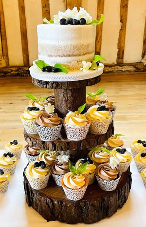  at The Iced Vegan Wedding Cake in Mundford