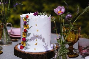  at The Iced Vegan Wedding Cake in Mundford