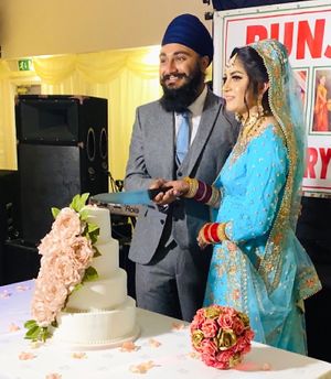  at The Iced Vegan Wedding Cake in Mundford