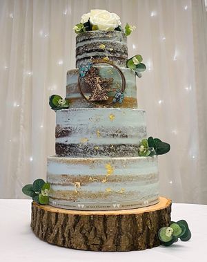  at The Iced Vegan Wedding Cake in Mundford