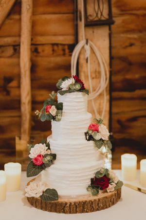  at The Iced Vegan Wedding Cake in Mundford