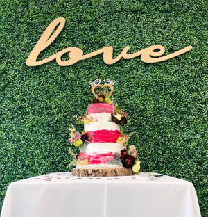  at The Iced Vegan Wedding Cake in Mundford