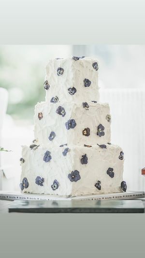  at The Iced Vegan Wedding Cake in Mundford